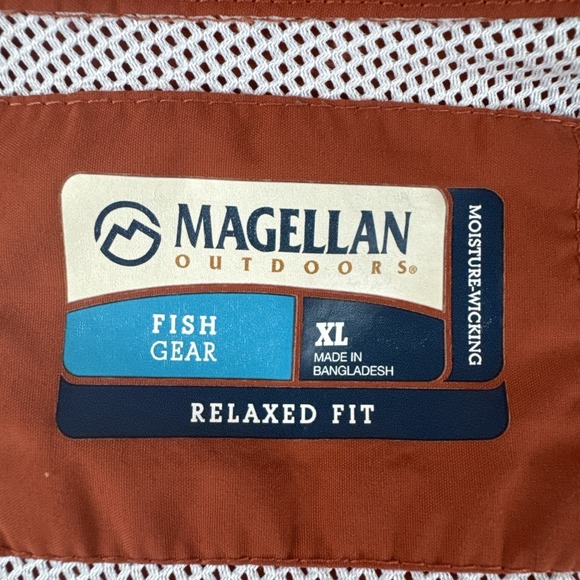 Magellan Outdoors Women's Short Sleeve Shirt - Rust (Burnt Orange) - Picture 4 of 13